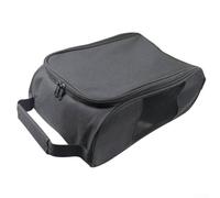 Yhenlovtt Sac à chaussures avec panneaux en maille respirante, construction en polyester, double fermeture éclair et poignée de transport confortable pour homme et femme, s'adapte à la plupart des