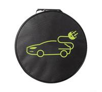Yhenlovtt Sac de rangement pour câble de charge EV étanche en tissu Oxford pour accessoires de chargeur de véhicule électrique et outils de voiture 36,5 x 36,5 x (rond)