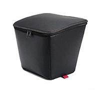 Yhenlovtt Sac intérieur de vélo arrière étanche en cuir pour panier PU pour vélos cargo, rembourrage éponge avec doublure électrique pliable et moun (E)