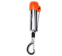Yhenlovtt Shaker de signal de plongée sous-marine en acier inoxydable avec couvercle de protection pour une alerte sonore facile et une communication de copain (A)