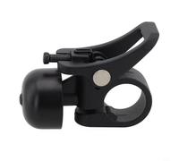 Yhenlovtt Sonnette de scooter électrique en acier inoxydable noir compatible avec Xiaomi 1S/Pro et accessoire en métal durable avec anneau clair puissant, Eas