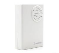 Yhenlovtt Sonnette électronique filaire 12 V ABS ignifuge avec système de contrôle du haut-parleur pour la maison, le bureau, le magasin, le centre commercial, batterie carillon (version de câblage 12