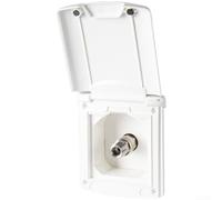 Yhenlovtt Sortie d'eau à connexion rapide avec couvercle magnétique IP44 - Couvercle rabattable à 180 degrés pour remplissage par gravité - Évent intégré - Matériau ASA compatible avec les véhicules