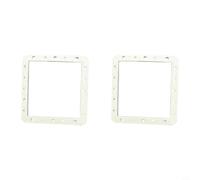 Yhenlovtt SPX1091G Lot de 2 joints de filtre automatique pour Hayward SP1091LX, SP1091WM et pour écumoires de piscine Dyna-Skim, blanc, 7 × 18,5 cm