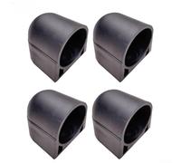 Yhenlovtt Stepper et machines avec équipement compatible - Lot de 4 bouchons de tube antidérapants de diamètre pour accessoires de fitness - Tubes de pied de 38 mm - Noir 02