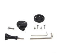 Yhenlovtt Support de caméra d'ordinateur de vélo, convertisseur de support de vélo vers adaptateur pour Garmin, construction en alliage d'aluminium (un kit)