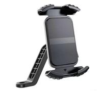 Yhenlovtt Support de moto et de téléphone, support ABS avec rotation à 360° et poignée en silicone antidérapante, support sécurisé pour guidon ou rétroviseur (rétroviseur)