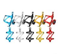Yhenlovtt Support de porte-bidon réglable en alliage d'aluminium, base rotative pour tubes de 18 à 35 mm, convient pour vélo, moto, vélo électrique, noir (A argenté)