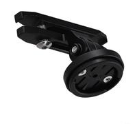 Yhenlovtt Support de selle de vélo pour feu arrière Varia Rtl510 Rvr315 et caméra de sport Noir Support horizontal Compatible avec aluminium Ga pour alliage