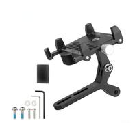 Yhenlovtt Support de téléphone en aluminium pour vélo pour smartphones de 4,7 à 7", compatible avec les appareils de 55 à 100 mm de largeur, support de guidon de route avec boulon, Action CA (A: 90