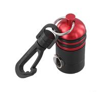 Yhenlovtt Support de tuyau de régulateur de plongée magnétique avec clip à dégagement rapide, support de pieuvre réglable pour équipement de plongée, se fixe en toute sécurité au support (rouge)