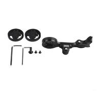 Yhenlovtt Support d'ordinateur GPS pour vélo compatible avec vélo Slr7/9 pour caméras de sport Trek Madone Mount Plus - Noir