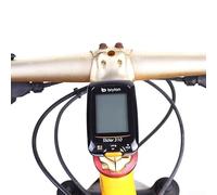 Yhenlovtt Support GPS de vélo compatible avec 28,6 mm V Plus GPS - pour CNC en alliage d'aluminium pour capuchon supérieur de potence pour ordinateur de vélo pour montage (rouge)