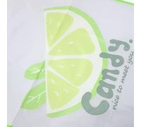 Yhenlovtt Tablier étanche pour adultes - Bavoir de cuisine en PVC anti-huile avec joli motif de dessin animé - Tablier de cuisine de jardinage pour la maison Clea (vert orange)