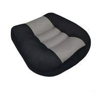 Yhenlovtt Tapis rehausseur de siège de voiture pour adulte avec assise augmentée pour la plupart des voitures, noir et gris, polyester PP coton, 12 x 40 x 40 cm, accessoire d'intérieur