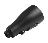 Yhenlovtt Tête de pulvérisation ABS de rechange pour robinet 3 modes de pulvérisation - Brossé avec buse de pulvérisation ergonomique compatible avec mélangeur standard (noir)