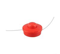 Yhenlovtt Tête de rechange pour débroussailleuse à essence - Bobine de fil d'alimentation en polypropylène de haute qualité - Rouge et noir - Vis inversée M10 (A)