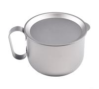 Yhenlovtt Thé de camping en titane 500 ml léger pour plus tasse résistante à la corrosion Ta1 randonnée camping tasse café extérieur texture randonnée (avec couvercle)
