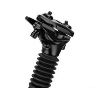 Yhenlovtt Tige de selle de montagne pour vélo avec amortisseur, alliage d'aluminium forgé 3D AL606, design flotteur arrière réglable, ressort intégré (25,4 x 350 mm)