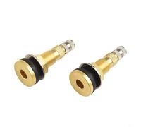 Yhenlovtt Tiges de valve de pneu sans chambre à air 618A pour trou de jante de 16 mm, valves d'air en cuivre robuste pour tracteur, niveleuse, agricole et camion T