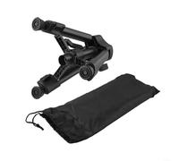 Yhenlovtt Trépied de niveau avec tige de levage télescopique pour instruments de projection de ligne, hauteur réglable de 0,4 à 1,56 m, construction ABS robuste, pieds antidérapants, compatible avec