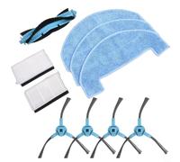 Yhenlovtt Ultenic D10 Kit complet d'accessoires de nettoyage pour robot aspirateur avec brosse principale, brosses latérales et serpillère pour chiffons (A)