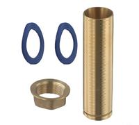 Yhenlovtt Vis à pied fixe en laiton pour réparation de robinet d'eau chaude froide, raccord de robinet en laiton de qualité avec écrou de verrouillage pour évier de cuisine plomberie