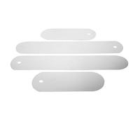 Yheonver 4 PièCes MéTal Chaussette Droite Gabarits Sublimation éQuipage Chaussette Gabarits Colorant Impression Presse à Chaud Transfert Chaussettes Accessoires, 2 Tailles