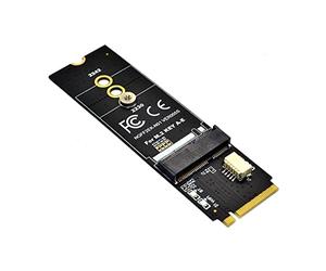 Yheonver Carte verticale adaptateur M.2 Key-M une clé Ae/E pour module de carte réseau sans fil avec protocole M.2 NGFF PCIE