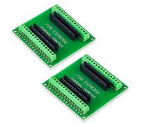 Yheonver ESP8266 Lot de 2 cartes de dérivation GPIO 1 en 2 pour ESP8266 ESP-12E NodeMCU Carte de développement