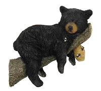 Yheonver Figurine amusante d'un ours noir qui fait une sieste en un. Figurine d'un ours qui fait une sieste. Plus mignon qui fait une sieste.