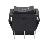 Yheonver Interrupteur à bascule 6 bornes 3 positions ON/OFF/ON DPDT 16 A 250 VCA 20 A 125 VCA