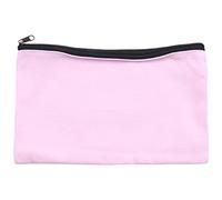 Yheonver Lot de 16 sacs de maquillage en toile rose en vrac avec fermeture éclair multicolore - Trousse à crayons avec fermeture éclair en toile - Pour travaux manuels et bricolage, rose, Paquete De