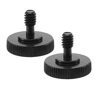 Yheonver Lot de 2 vis de pouce pour appareil photo à dégagement rapide 1/4" Vis à pouce L Support Vis de montage Adaptateur inférieur 1/4" 20 Filetage intérieur