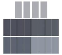 Yheonver Lot de 20 feuilles de papier abrasif sec et humide, grain haut 1000/2000/3000/5000/7000 Assortiment de feuilles de papier de verre pour le polissage des métaux du bois poncé automobile, 9 x