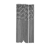 Yheonver Lot de 20 forets hélicoïdaux hélicoïdaux en métal à tige droite de 0,5 mm de diamètre