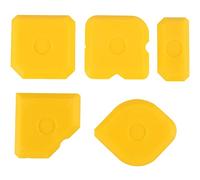 Yheonver Lot de 5 grattoirs à joints en silicone pour joints de lissage