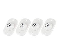 Yheonver Mini Roulettes Pivotantes en Acier Inoxydable 4 PièCes avec Rotation à 360 DegréS pour Meubles, BoîTes de Rangement, Armoires, Poubelles