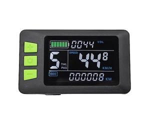 Yheonver P3C Écran LCD coloré pour tableau de bord 24 V 36 V 48 V 60 V jauge de vélo électrique pour scooter électrique (6 broches)