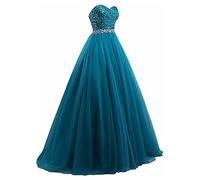 yhfshop Dentelle Robe de Soirée Longue Femme,Robe de soirée Sexy à col Bateau et à col Bateau, Crimson, 30,Malachite Green,42,Robe de Demoiselle d'honneur Soirée Bal