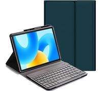 YHFZR Clavier étui pour Blackview Tab 90 WiFi/Tab 90/Tab9 WiFi/Tab 16 Pro 11 Pouce, AZERTY Slim PU Housse Détachable Wireless Clavier Keyboard sans Fil Coque, Vert