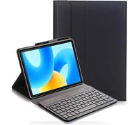 YHFZR Clavier étui pour Blackview Tab 90 WiFi/Tab 90/Tab9 WiFi/Tab 16 Pro 11 Pouce, QWERTY Slim PU Housse Détachable Wireless Clavier Keyboard sans Fil Coque, Noir