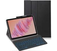 YHFZR Clavier étui pour DOOGEE U11/U11 Pro Tablet 11 Pouce, [AZERTY] 7 Couleurs Rétro-éclairé Slim Détachable PU Housse Clavier sans Fil Coque pour DOOGEE U11/U11 Pro Tablet 11 Pouce, Noir