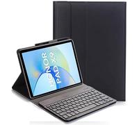 YHFZR Clavier étui pour Honor Pad X9 11,5 Pouce, AZERTY Slim PU Housse Détachable Wireless Clavier Keyboard sans Fil Coque pour Honor Pad X9 11,5 Pouce, Noir