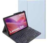 YHFZR Clavier étui pour Lenovo Tab 10,1 Pouce 2025 TB-311FU, AZERTY Slim PU Housse Détachable Wireless Clavier Keyboard sans Fil Coque pour Lenovo Tab 10,1 Pouce 2025 TB-311FU, Bleu