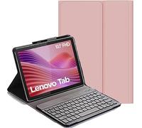 YHFZR Clavier étui pour Lenovo Tab 10,1 Pouce 2025 TB-311FU, QWERTY Slim PU Housse Détachable Wireless Clavier Keyboard sans Fil Coque pour Lenovo Tab 10,1 Pouce 2025 TB-311FU, Rose