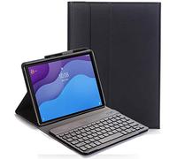 YHFZR Clavier étui pour Lenovo Tab K10 TB-X6C6, QWERTY Slim PU Housse Détachable Wireless Clavier Keyboard sans Fil Coque pour Lenovo Tab K10 TB-X6C6, Noir