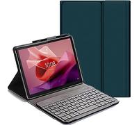 YHFZR Clavier étui pour Lenovo Tab One/Tab K9 8,7 Pouce, AZERTY Slim PU Housse Détachable Wireless Clavier Keyboard sans Fil Coque pour Lenovo Tab One/Tab K9 8,7 Pouce, Vert