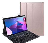 YHFZR Clavier étui pour Lenovo Tab P11 Pro 2nd 2022, AZERTY PU Housse Détachable Wireless Clavier Keyboard sans Fil Coque pour Lenovo Tab P11 Pro 2nd 2022/ Pad Pro 2022 11.2'' 2022 TB-132U, Rose Or