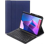 YHFZR Clavier étui pour Lenovo Tab P11 Pro 2nd 2022, AZERTY Slim PU Housse Détachable Wireless Clavier Keyboard sans Fil Coque pour Lenovo Tab P11 Pro 2nd 2022/ Pad Pro 2022 11.2'' 2022 TB-132U, Bleu